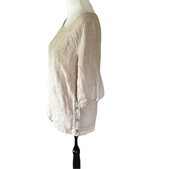 Lungo L’Arno Beige Linen Tunic |EUC| S - Picture 3 of 8
